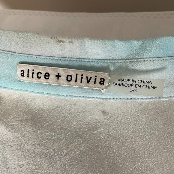 Alice + Olivia | "Willa Silk Eiffel Tower Blouse" Emily in Paris - Picture 15 of 15